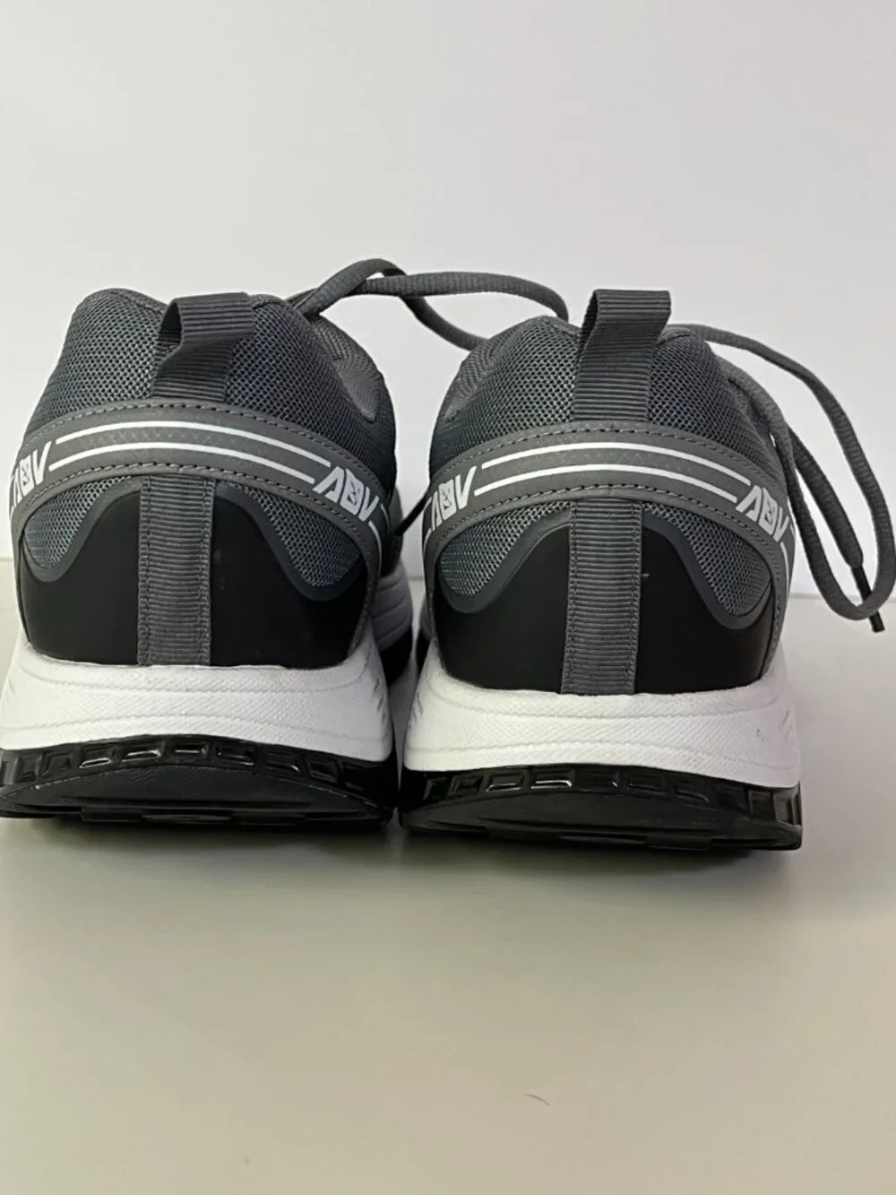 AOV Men's Orthopedic Walking Shoes Sneakers Mesh Charcoal Wide Toe Box Size 11